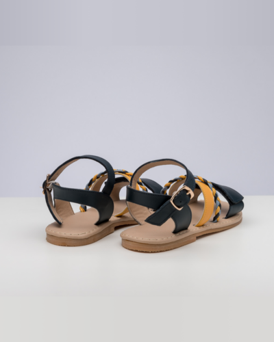 Les petites Sandales - Bleu/Miel – Image 6